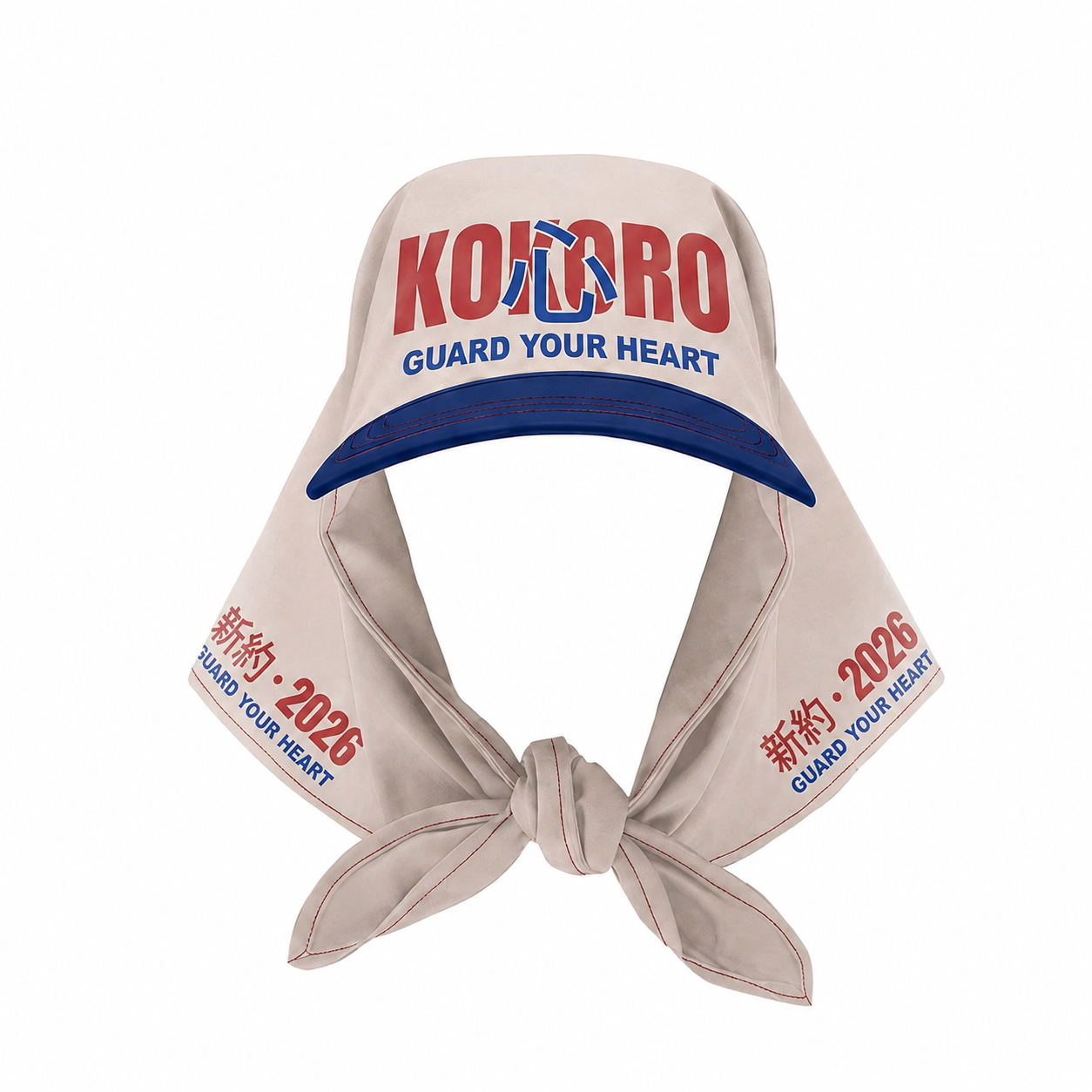 Kokoro Cap — Original (Red, White & Blue) — front