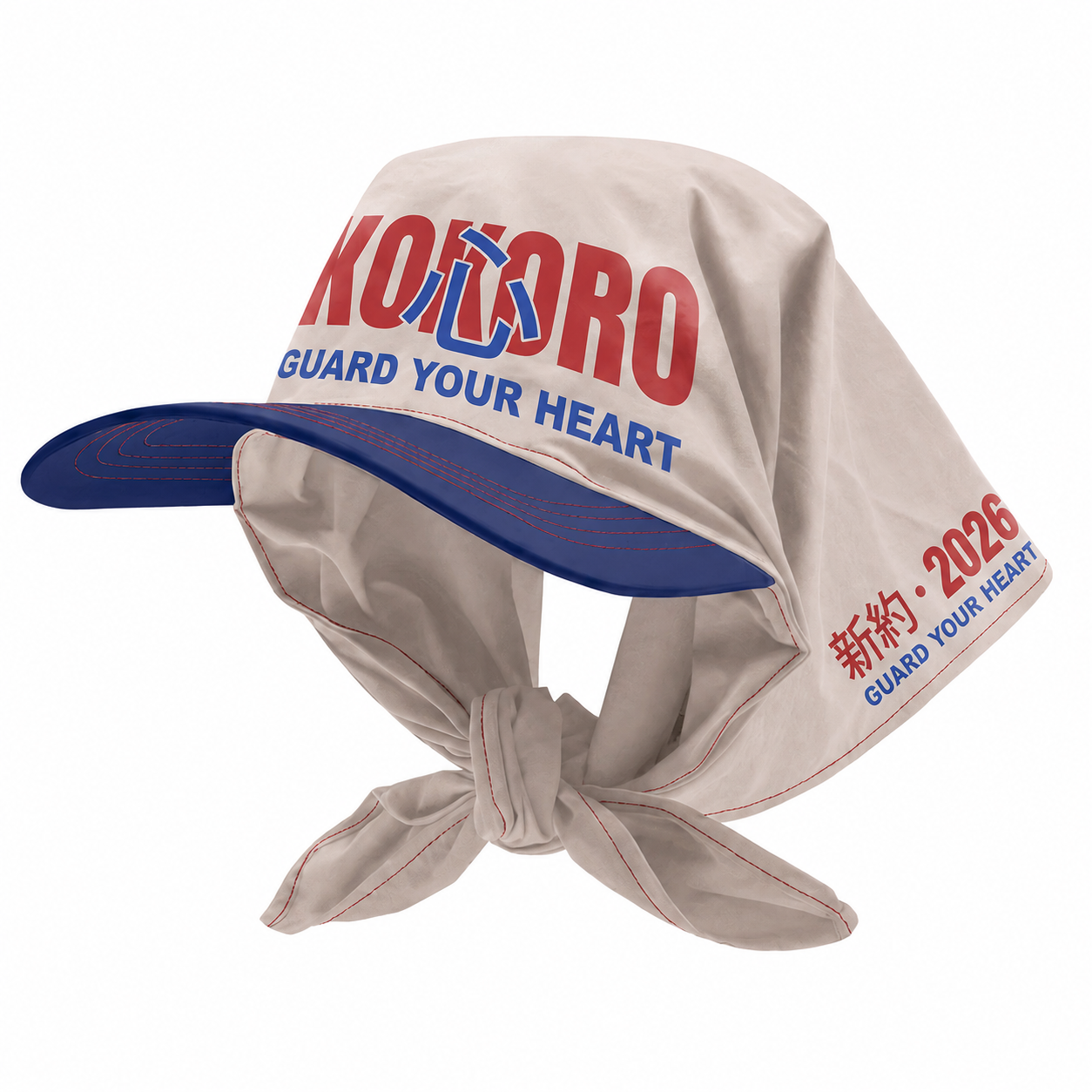 Kokoro Cap — Original (Red, White & Blue) — side