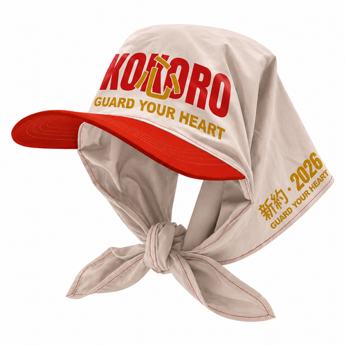 Kokoro Cap — Torii (Red & Gold) — side