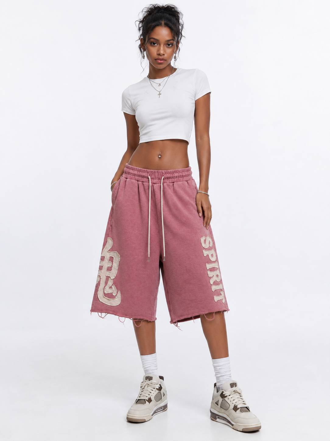 聖霊 Seirei Spirit Short — Original colorway, on-model editorial campaign shot